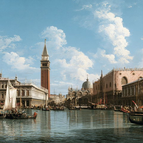 Canaletto style (Painters), Midjourney V8.2