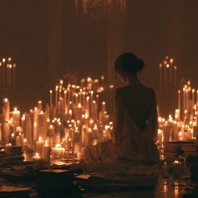Candlelit style, Midjourney V8.2, render 2 of 4
