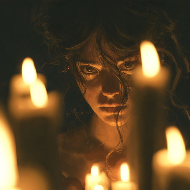 Candlelit style, Midjourney V8.2, render 4 of 4