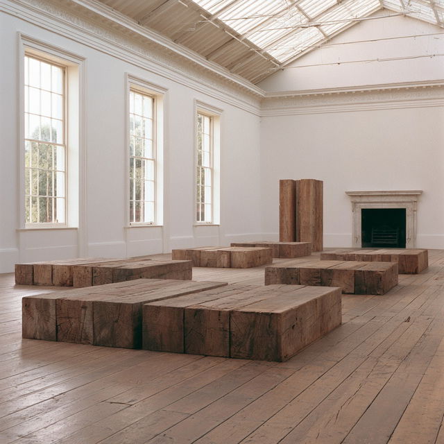 Carl Andre style, Midjourney V8.2, render 2 of 4
