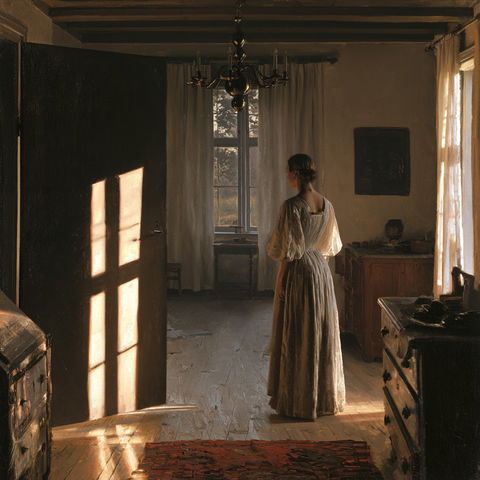 Carl Holsoe style (Painters), Midjourney V8.2