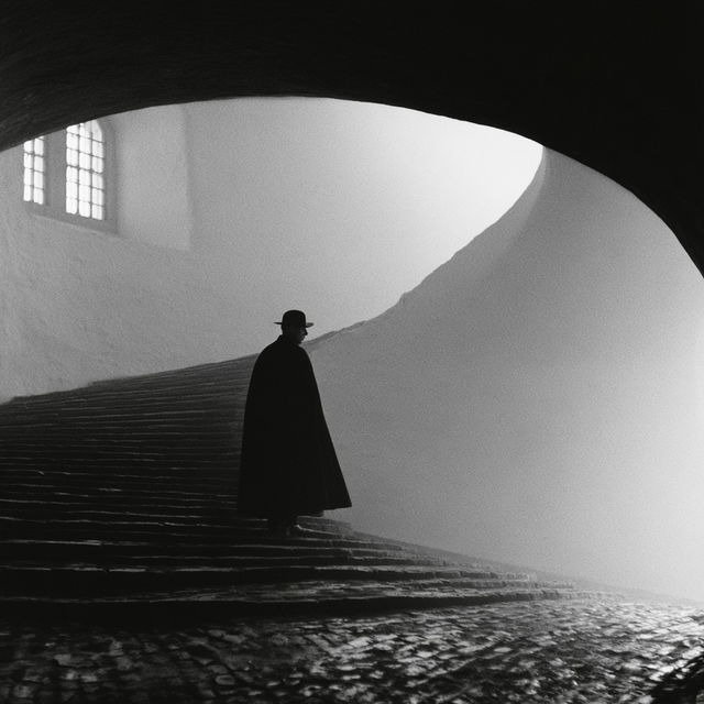 Carl Theodor Dreyer style, Midjourney V8.2, render 3 of 4