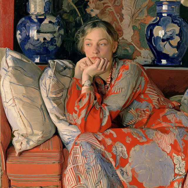 Carl Wilhelmson style, Midjourney V8.2, render 1 of 4