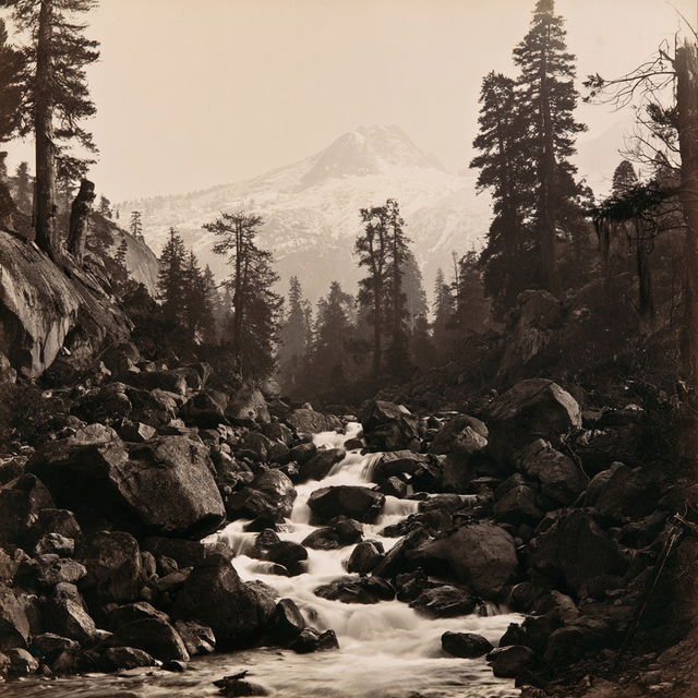 Carleton Watkins style, Midjourney V8.2, render 4 of 4