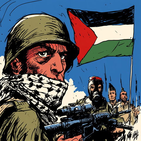 Carlos Latuff style (Illustrators), Midjourney V8.2