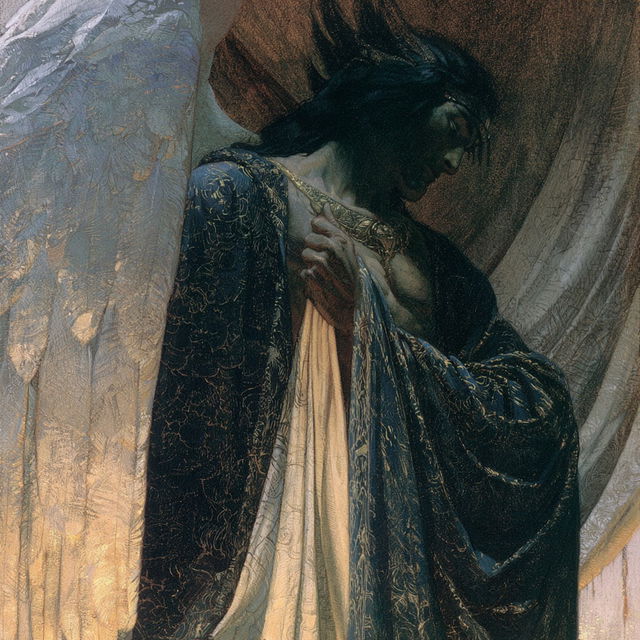 Carlos Schwabe style, Midjourney V8.2, render 3 of 4