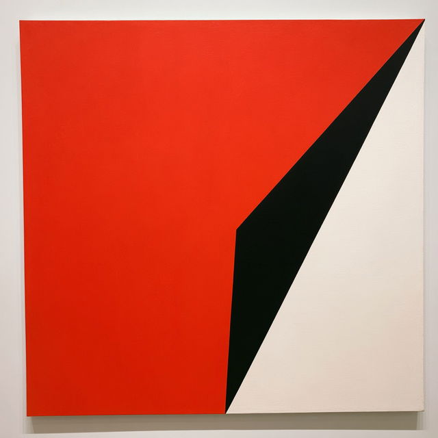 Carmen Herrera style, Midjourney V8.2, render 1 of 4