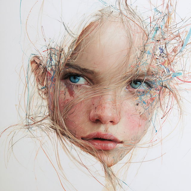 Carne Griffiths style, Midjourney V8.2, render 1 of 4