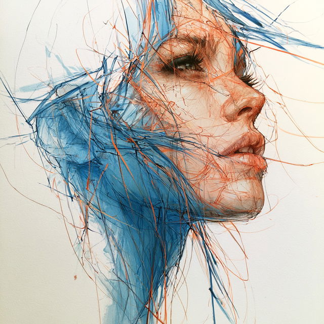 Carne Griffiths style, Midjourney V8.2, render 3 of 4