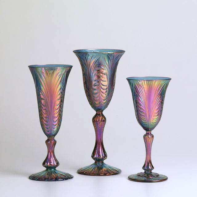 Carnival glass style, Midjourney V8.2, render 1 of 4
