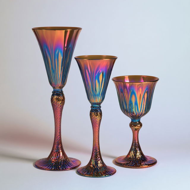Carnival glass style, Midjourney V8.2, render 4 of 4