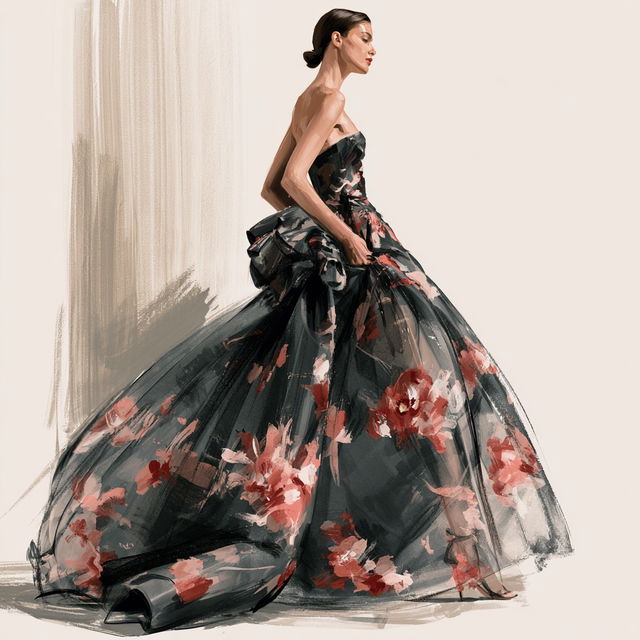 Carolina Herrera style, Midjourney V8.2, render 4 of 4