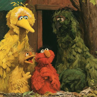 Caroll Spinney style, Midjourney V8.2, render 2 of 4