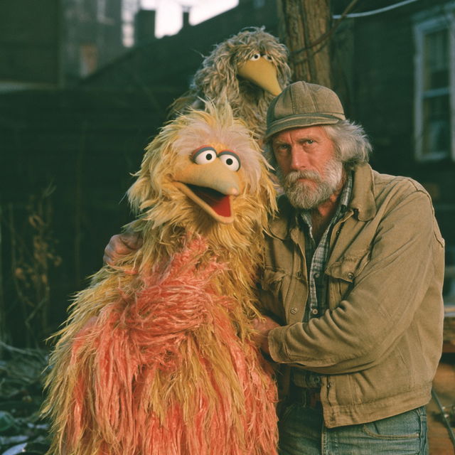 Caroll Spinney style, Midjourney V8.2, render 3 of 4