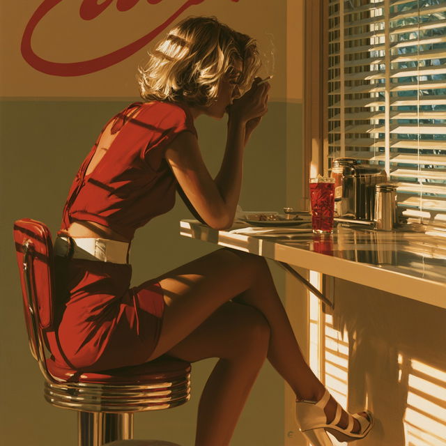 Carrie Graber style, Midjourney V8.2, render 2 of 4