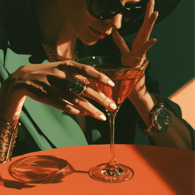 Carrie Graber style, Midjourney V8.2, render 1 of 4