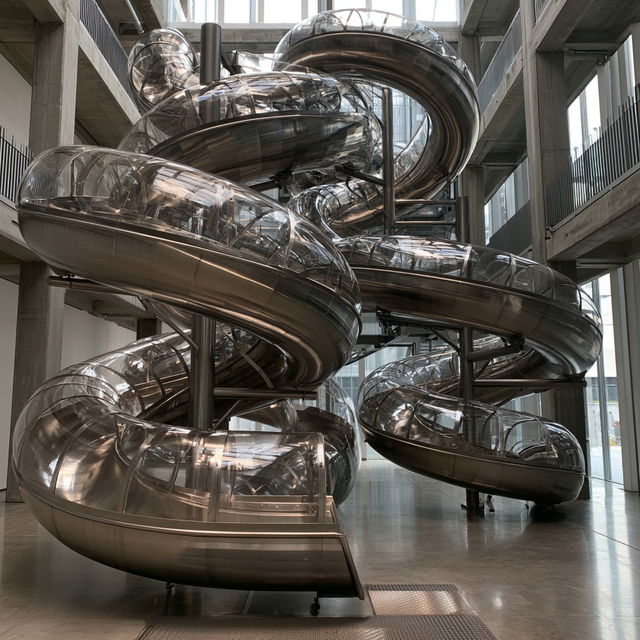 Carsten Holler style, Midjourney V8.2, render 4 of 4