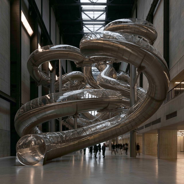 Carsten Holler style, Midjourney V8.2, render 3 of 4