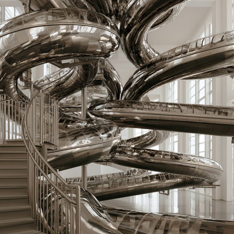 Carsten Holler style (Sculptors), Midjourney V8.2