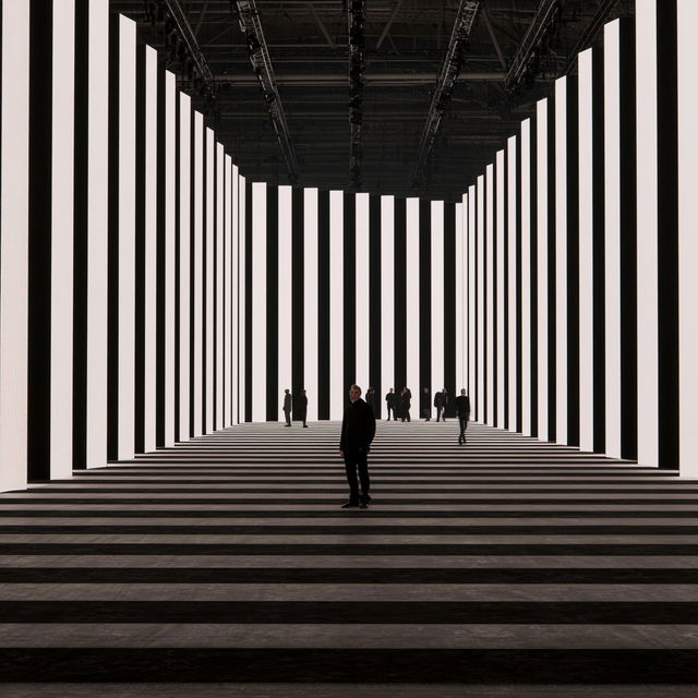 Carsten Nicolai style, Midjourney V8.2, render 2 of 4