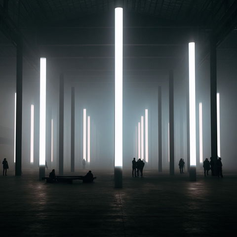 Carsten Nicolai style (Various), Midjourney V8.2