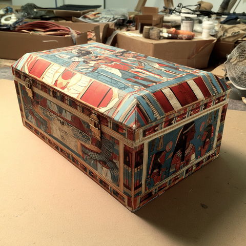 Cartonnage style (Techniques), Midjourney V8.2