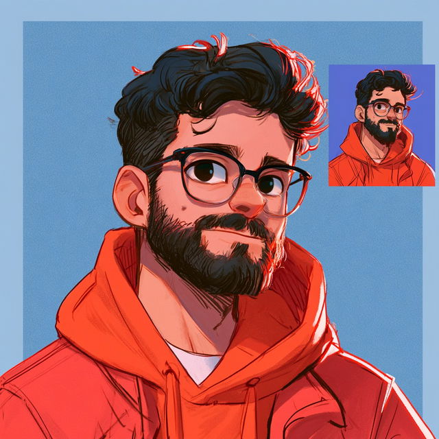 Cartoon style style, Midjourney V8.2, render 2 of 4