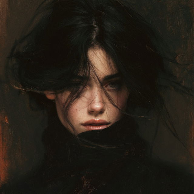Casey Baugh style, Midjourney V8.2, render 2 of 4