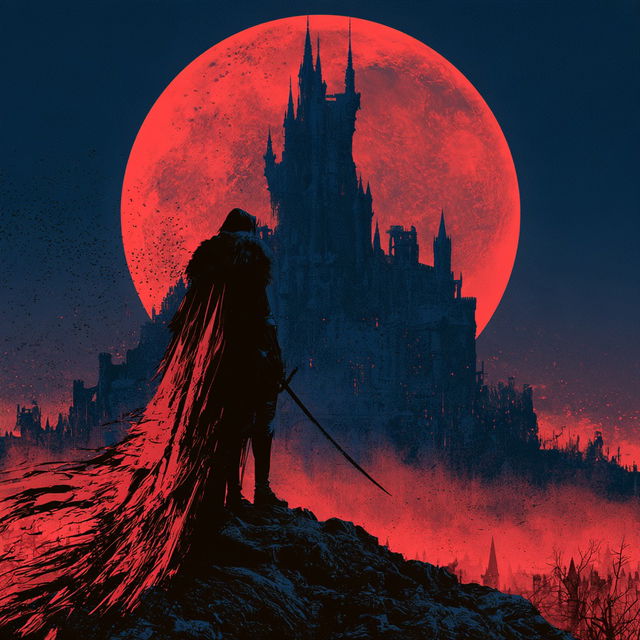Castlevania style, Midjourney V8.2, render 2 of 4