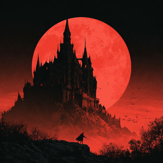 Castlevania style, Midjourney V8.2, render 1 of 4