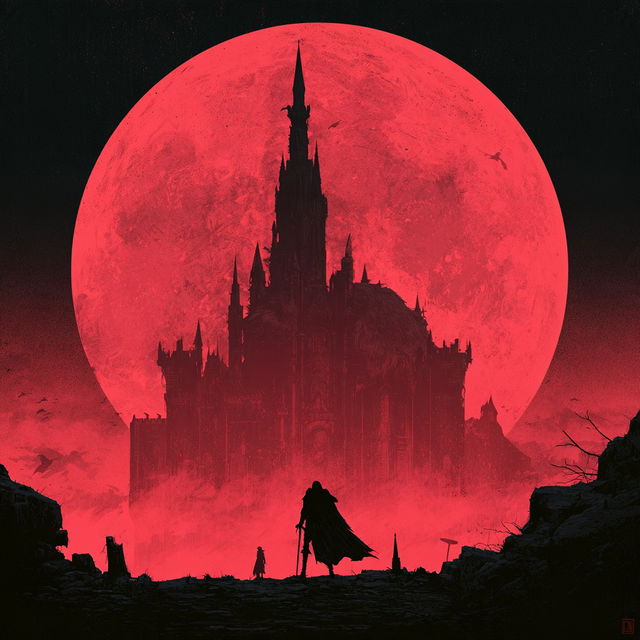 Castlevania style, Midjourney V8.2, render 3 of 4