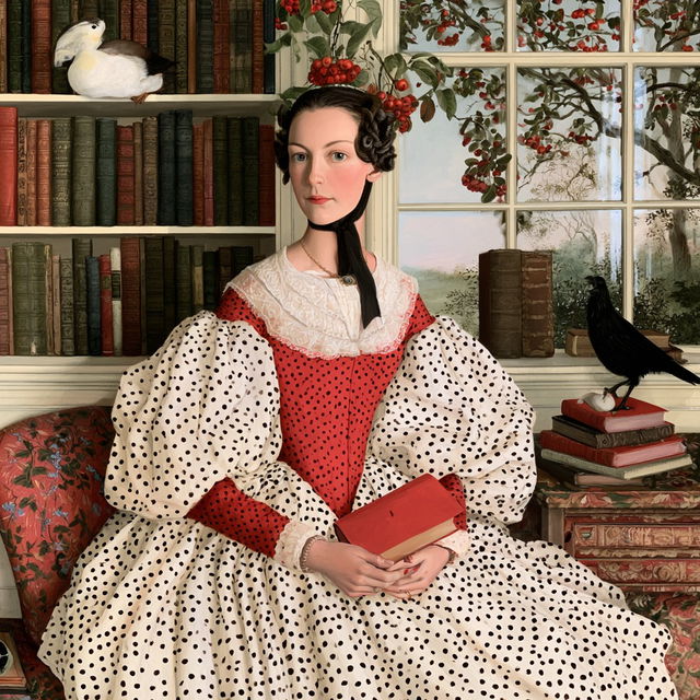 Catherine Holman style, Midjourney V8.2, render 4 of 4