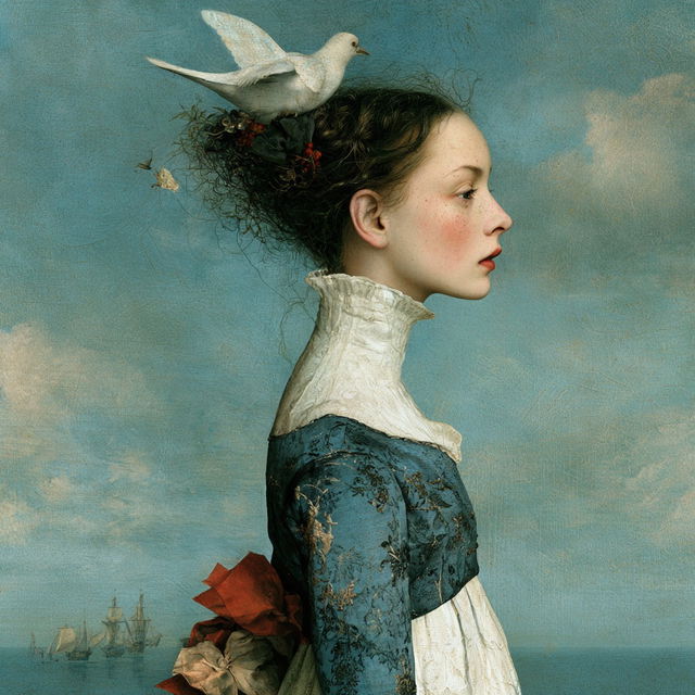 Catrin Welz-Stein style, Midjourney V8.2, render 1 of 4