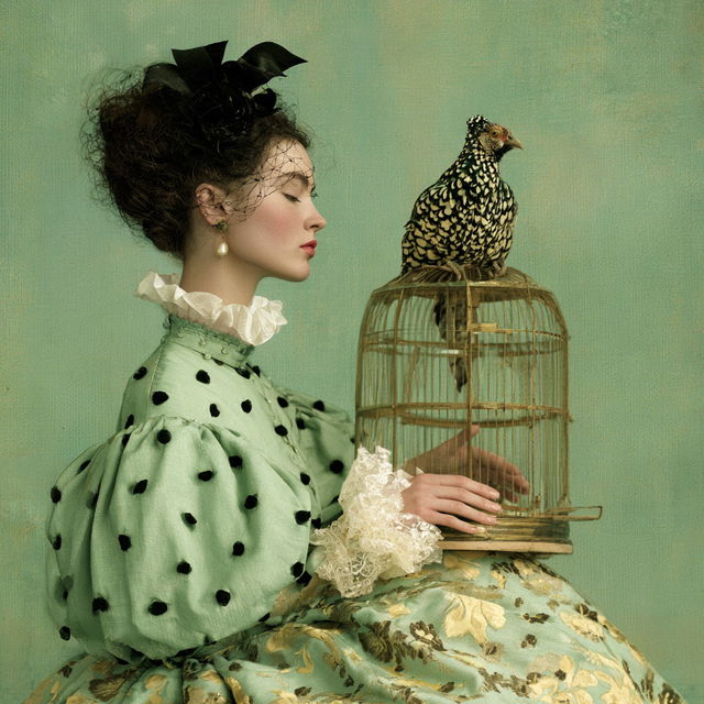 Catrin Welz-Stein style, Midjourney V8.2, render 4 of 4