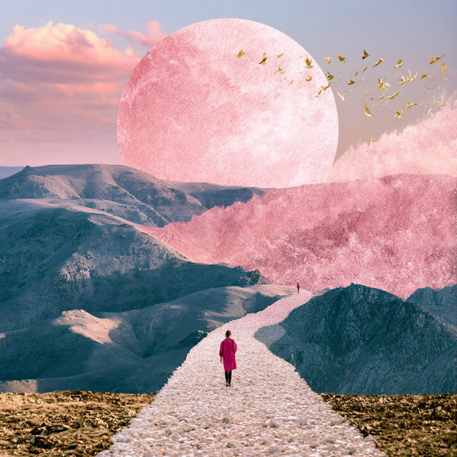 Moonstone Lithographs style, Midjourney V8.2, render 2 of 4