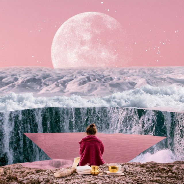 Moonstone Lithographs style, Midjourney V8.2, render 4 of 4