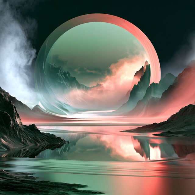 Crystalline Apogee style, Midjourney V8.2, render 1 of 4