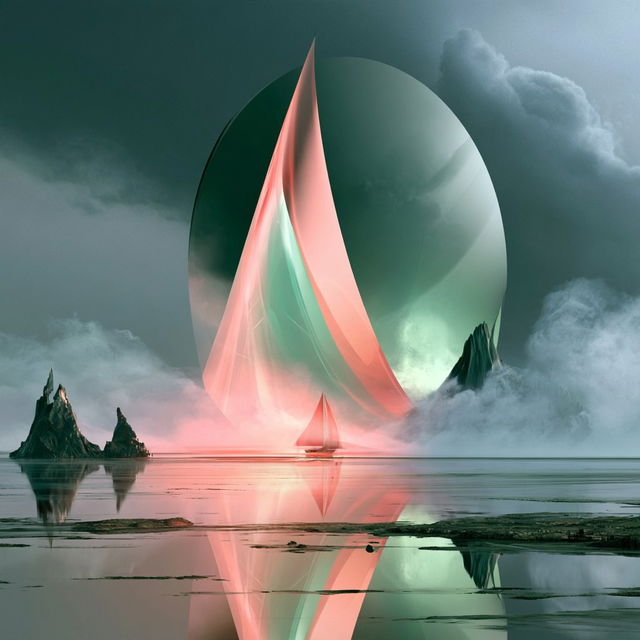 Crystalline Apogee style, Midjourney V8.2, render 3 of 4