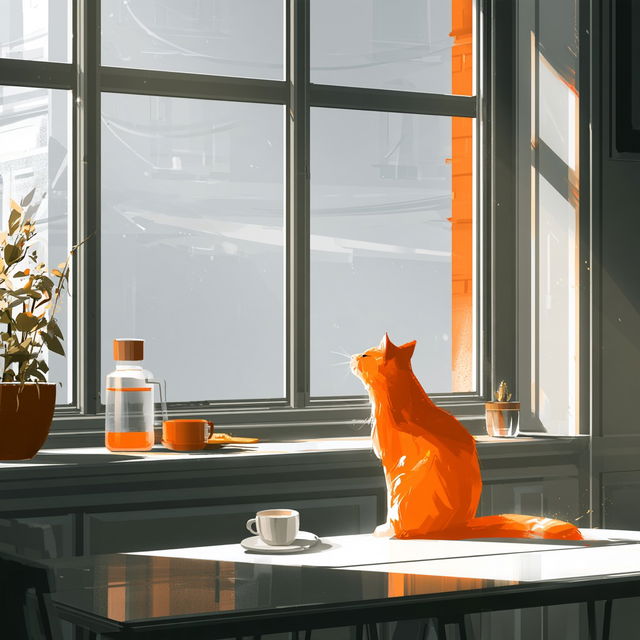 Glassshadow Animodel style, Midjourney V8.2, render 2 of 4