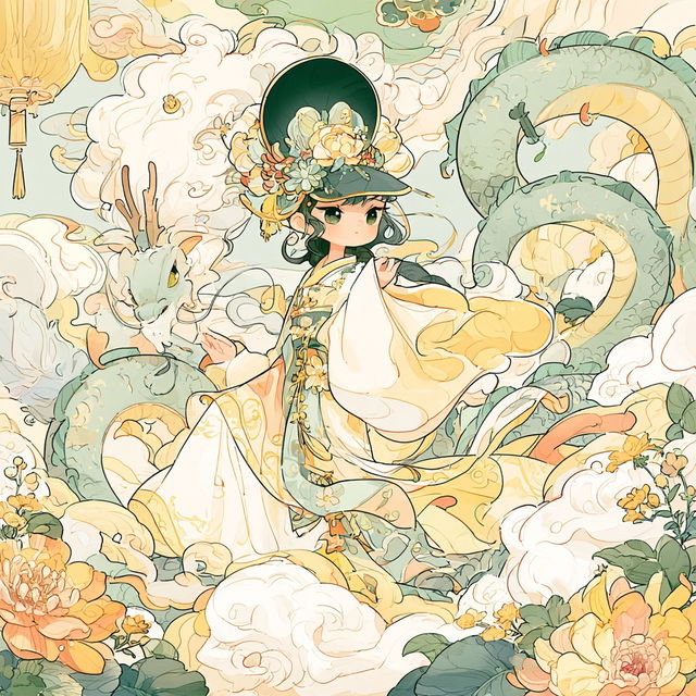 Jadecloud Mythography style, Midjourney V8.2, render 4 of 4
