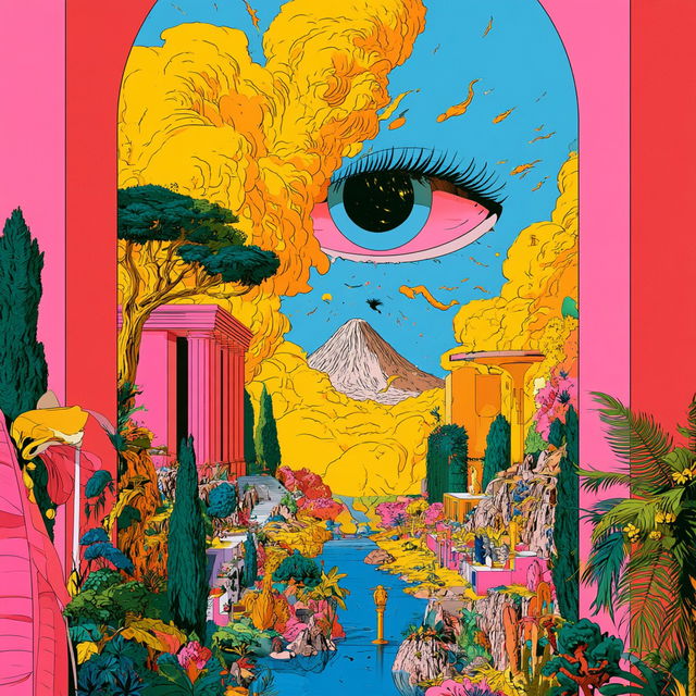 Flamingo Mechanodrama style, Midjourney V8.2, render 3 of 4