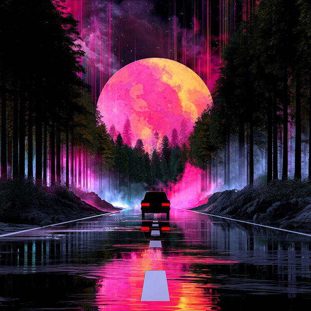 Spherespine Neonism style, Midjourney V8.2, render 2 of 4
