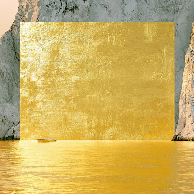 Gilt Damask Topography style, Midjourney V8.2, render 3 of 4