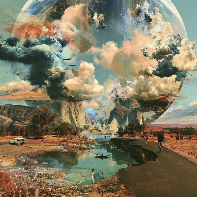 Tealocene style, Midjourney V8.2, render 2 of 4