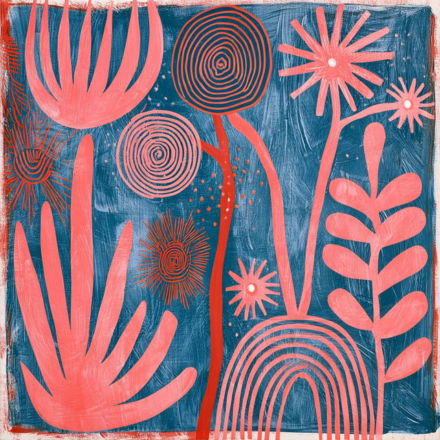Panelflora style, Midjourney V8.2, render 1 of 4