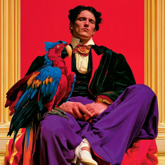 Chromacourt Tableaux style, Midjourney V8.2, render 4 of 4