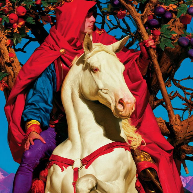 Chromacourt Tableaux style, Midjourney V8.2, render 3 of 4