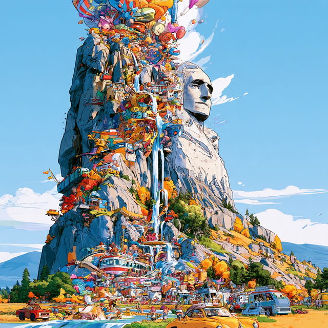 Balloonforge style, Midjourney V8.2, render 1 of 4
