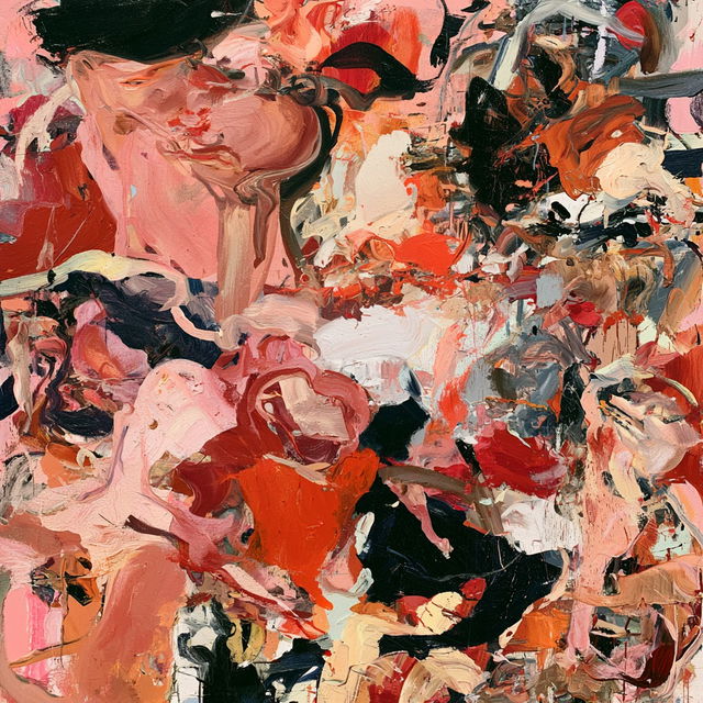 Cecily Brown style, Midjourney V8.2, render 3 of 4