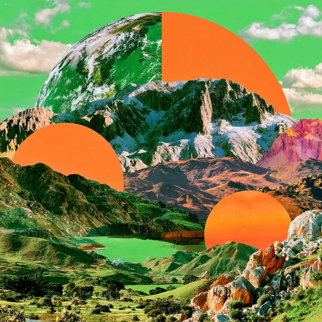 Chromatic Warpweave style, Midjourney V8.2, render 3 of 4